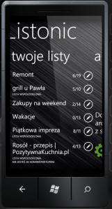 Polski Listonic trafia na mobilną platformę Microsoftu
