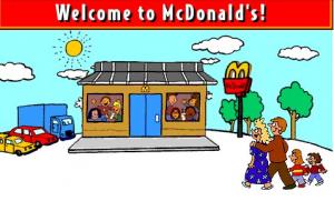 Strona WWW McDonald's z 1996 roku