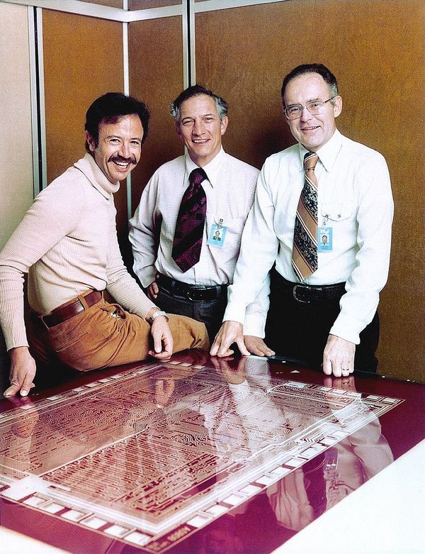 Andy Grove, Robert Noyce i Gordon Moore w 1978 r.