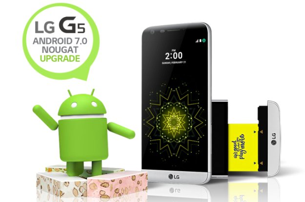 LG G5 z systemem Android Nougat