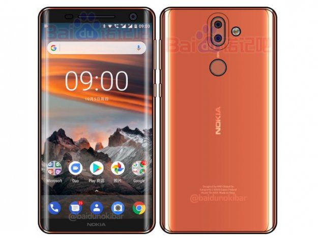 Nokia 9 z ekranem przypominającym S7 Edge?