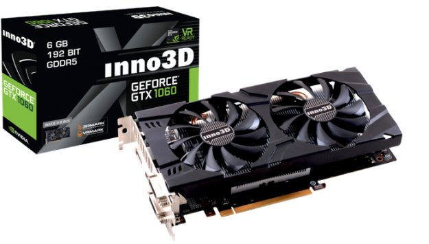 Inno3D GeForce GTX 1060 6GB X2 - karta graficzna dla graczy