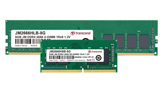 Pamięci Transcend DDR4 2666 JetRam w przystępnej cenie