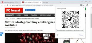 Kod QR prosto z Chrome'a