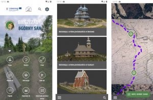 Aplikacja z bieszczadzkimi szlakami