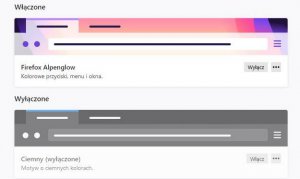 Firefox 81: kolory i przyciski
