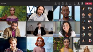 Microsoft Teams z animowanymi awatarami 3D