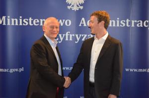 Mark Zuckerberg w Polsce