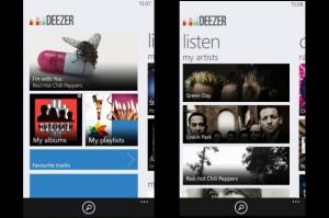 Windows Phone 8 dostał nową wersję Deezera