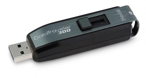 Kingston DataTraveler 300 - pierwszy na świecie pendrive o pojemności 256 GB