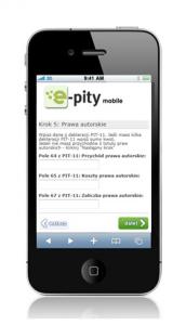 Aplikacja do wypełniania PIT-a na telefony komórkowe
