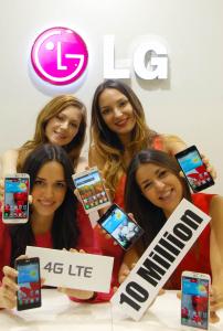 LG z 10 mln sprzedanych smartfonów z LTE