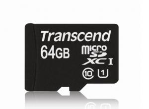 64GB w nowej karcie microSDXC od Transcenda