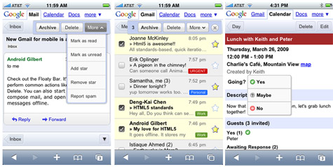 Google aktualizuje Gmaila i Kalendarz dla iPhone'a i Androida