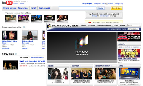 Sony Pictures na YouTube