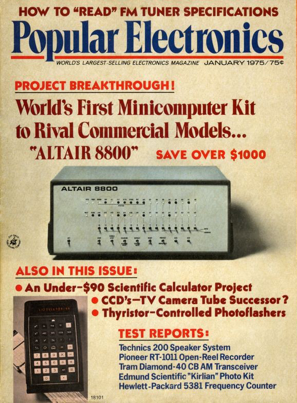 Altair - Popular Electronics 1975