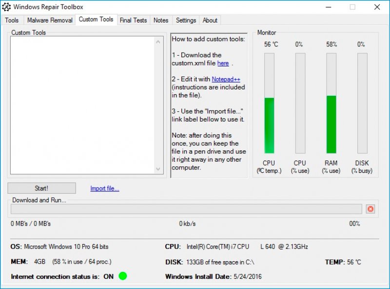 download the new version Windows Repair Toolbox 3.0.3.7