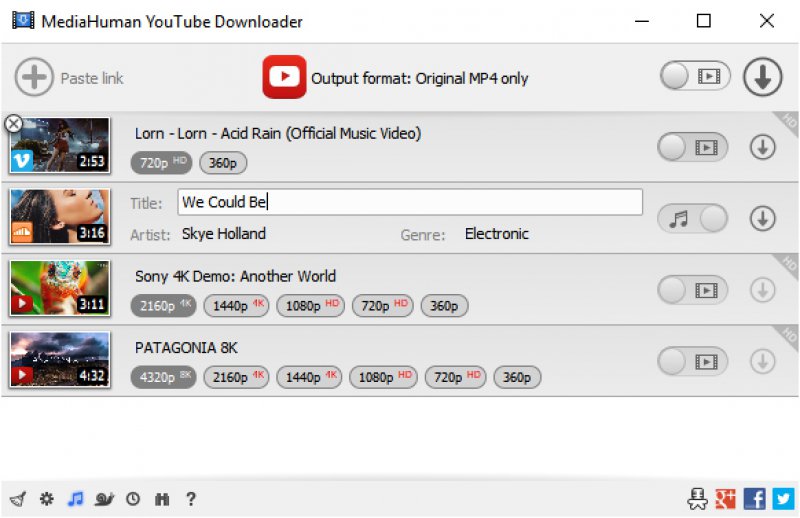 MediaHuman YouTube Downloader 3.9.9.84.2007 instal the last version for ios