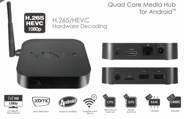 MINIX NEO X6 – czterordzeniowy Android 4.4.2 Google TV Box