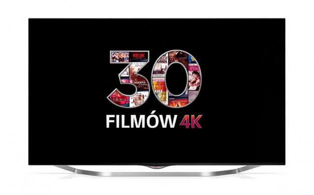 Telewizory LG Ultra HD z 30 filmami 4K