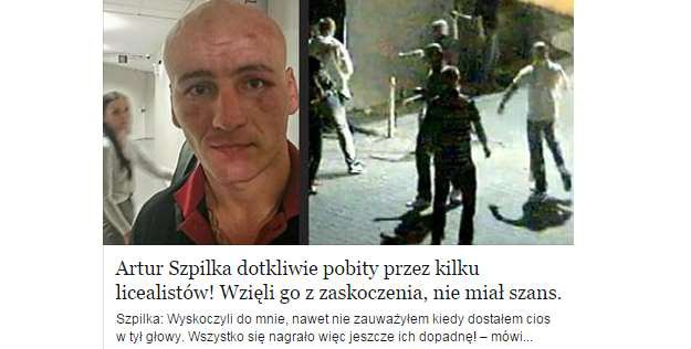 ,,Artur Szpilka dotkliwie pobity” – uwaga na nową pułapkę na Facebooku 