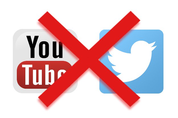 YouTube oraz Twitter  niedostępne w Turcji 