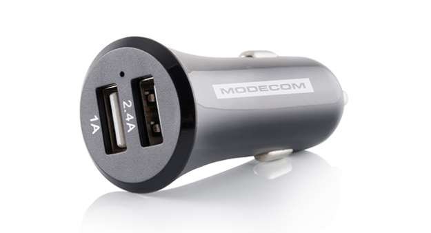 MODECOM ROYAL DUAL USB - podwójny zasilacz samochodowy