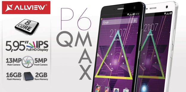 P6Qmax - smartfon Allview z 5,95-calowym ekranem