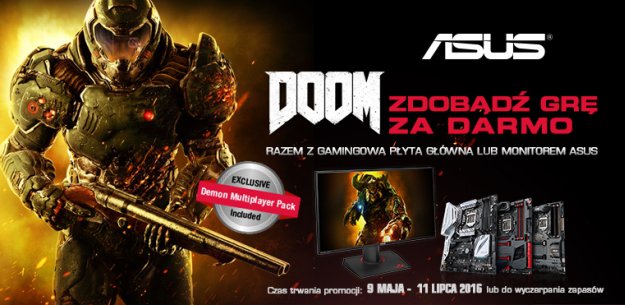 ASUS - zestawy promocyjne z grą Doom