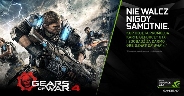 Gears of War 4 za darmo z kartami graficznymi NVIDIA