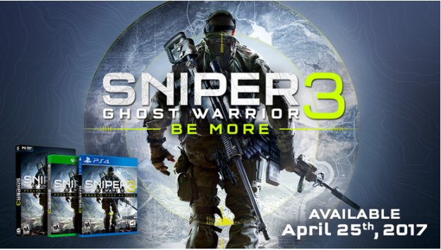 Sniper Ghost Warrior 3 - premiera 25 kwietnia 2017 roku