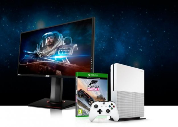 Xbox One S w zestawie z monitorem Asusa