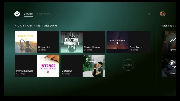 Aplikacja Spotify dostępna na konsoli Xbox One