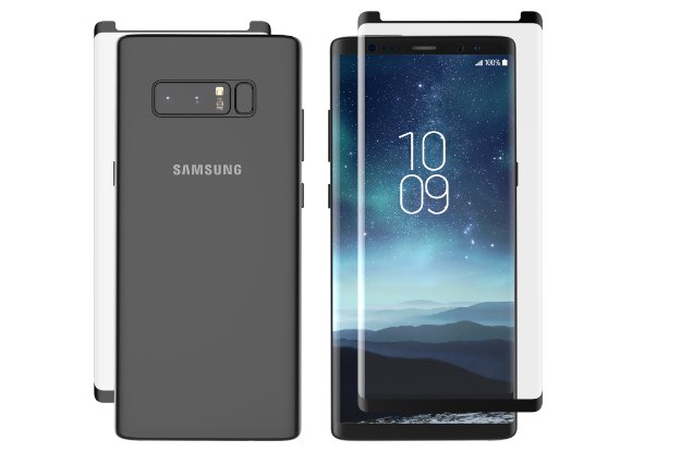Samsung Galaxy Note8 ze szkłem InvisibleShield Glass Contour