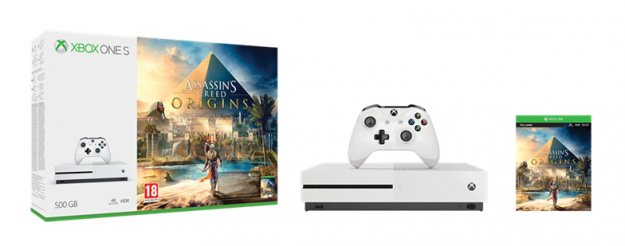 Konsola Xbox One S z grą Assassin's Creed Origins