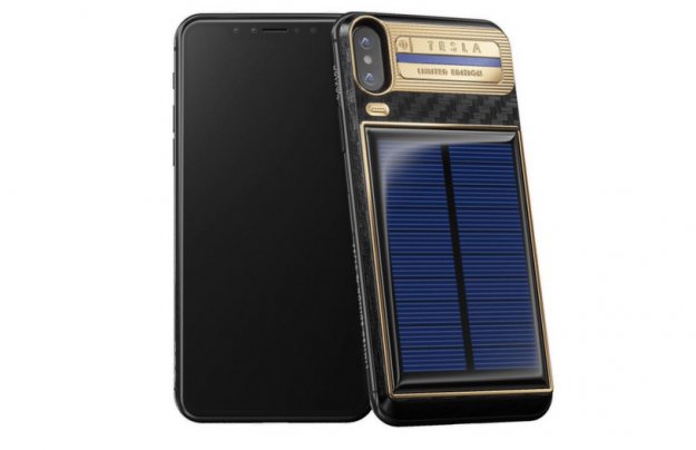 iPhone X Tesla – luksusowy smartfon z baterią słoneczną