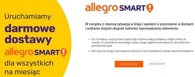 Darmowe Allegro Smart i Empik Premium