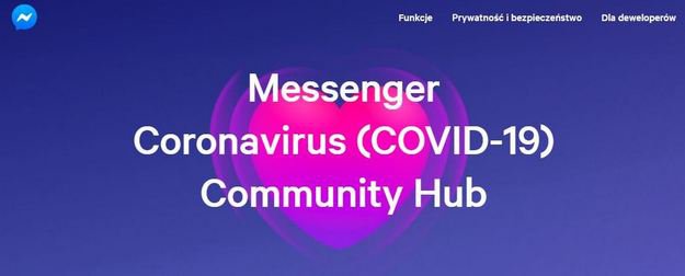 Messenger jako centrum informacyjne Covid-19