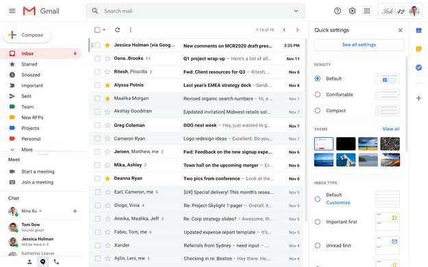 Google zmienia panel konfiguracyjny Gmaila