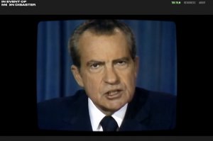 Richard Nixon informuje o niepowodzeniu misji Apollo 11