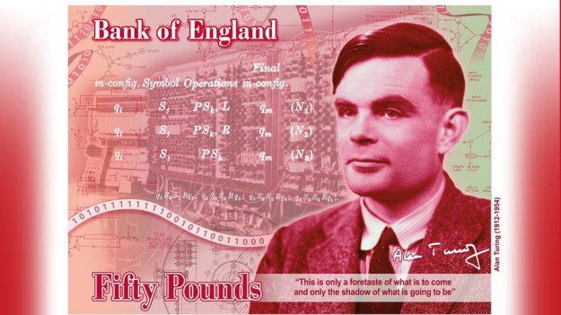 Brytyjczycy wyemitowali 50-funtowy banknot na cześć Alana Turinga