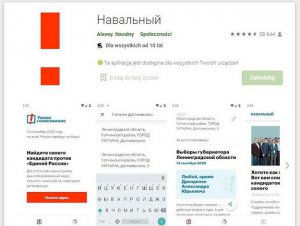 Apple i Google usuwają aplikację Nawalnego