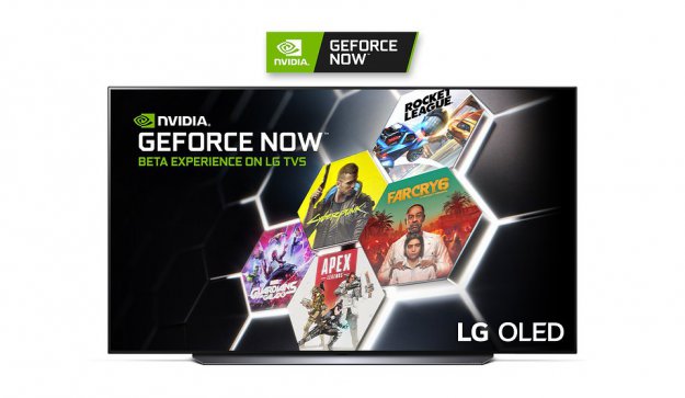 Gry PC GeForce Now na niektórych telewizorach LG