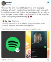 Spotify zmienił interfejs na prośbę Adele